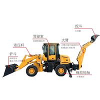 kv80兩頭忙小型多功能鏟挖一體機(jī)